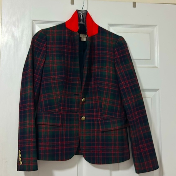 J Crew Factory flannel pattern blazer - NWOT - Picture 6 of 6
